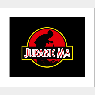 Jurassic ma retire birthday funny retirement gift Posters and Art